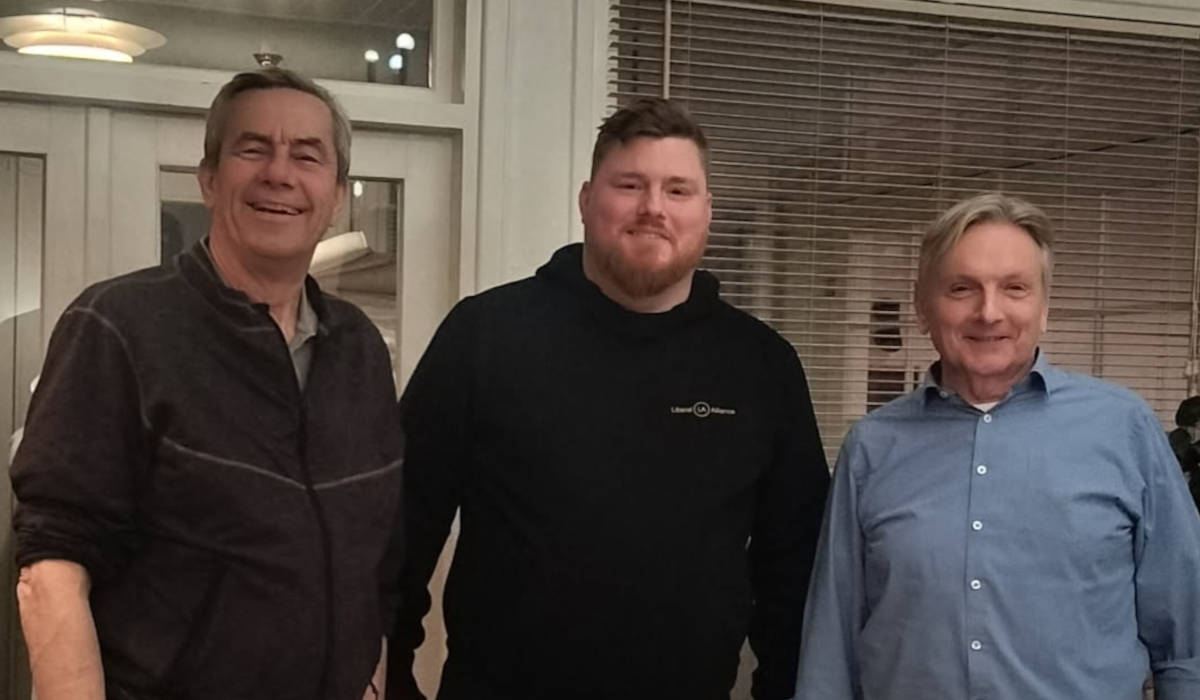 Fra venstre mod højre – Benny Damsgaard / DD, Martin Mickey Pedersen / LA samt Henrik Jacobsen / C.