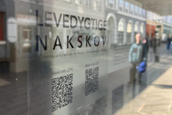Galleri i gågaden: Levedygtigt Nakskov i tomme ruder Levedygtige Nakskov udstilles i Søndergade hele sommeren 2025.