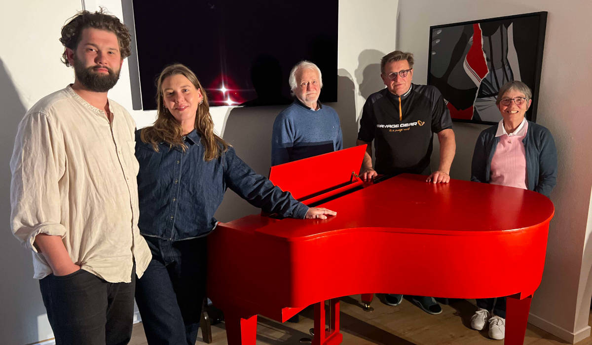 Den nye bestyrelse for Sydhavs Jazz & Blues. Fra venstre: Patrick Smith, Cecilie Pommersgaard, Ib Nyhus, Bill Svendsen og Winnie Elmgreen.